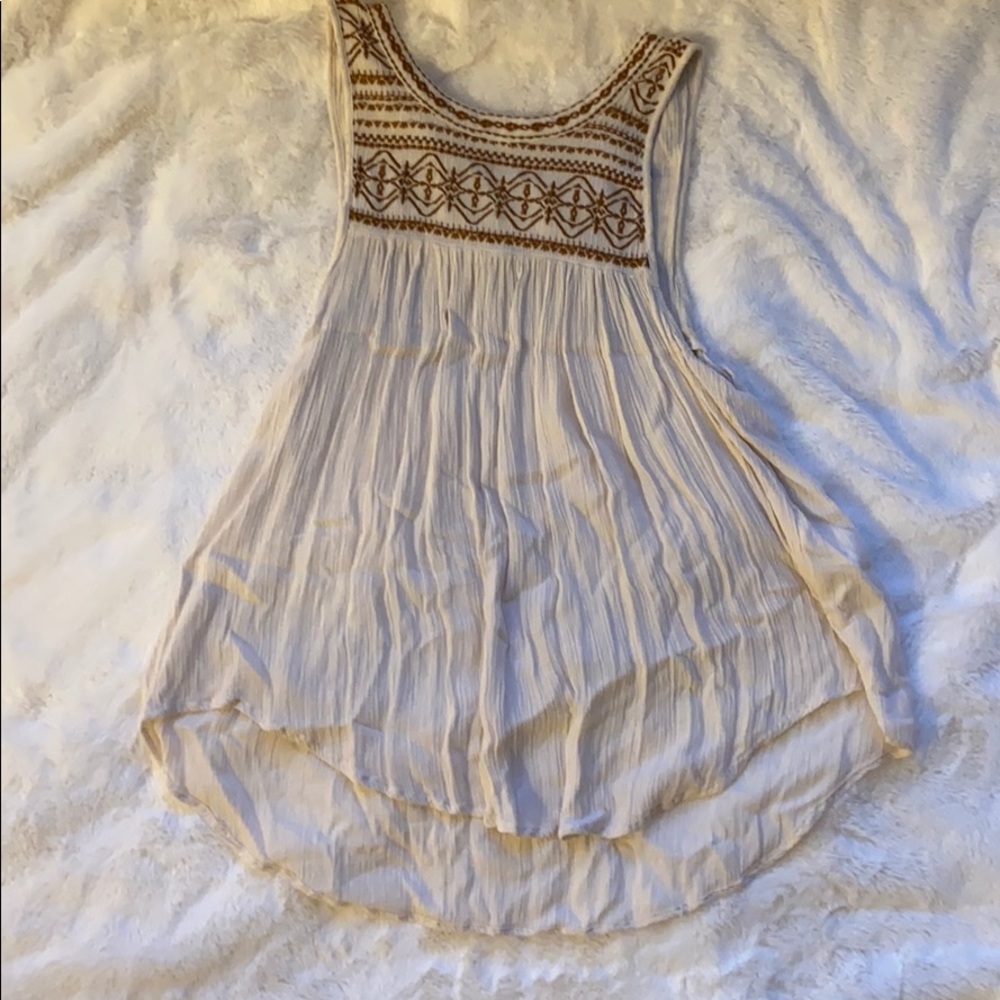 High neck tank top